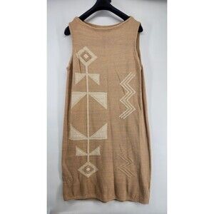 Lauren Ralph Lauren Women’s S/M Sleeveless Sweater Dress Camel Brown